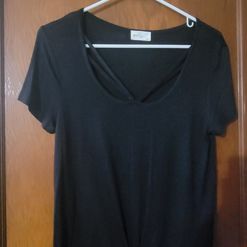 Black dress shirt